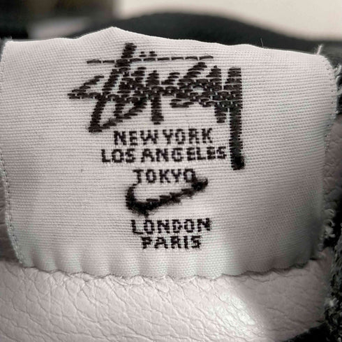 ステューシー Stussy Air Force 1 Mid Black and Light Bone メンズ JPN:26