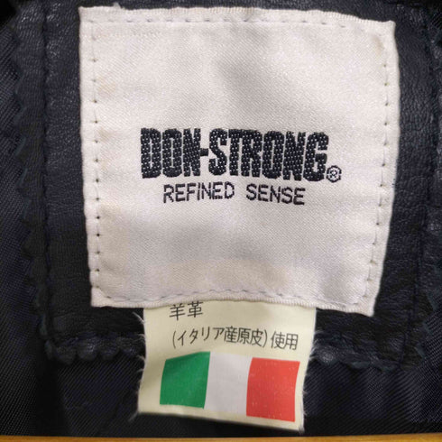 ドンストロング DON-STRONG 00S イタリア製 ラムレザージャケット メンズ