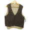 AMICA 内ボア フェイクレザーベスト メンズ import:L