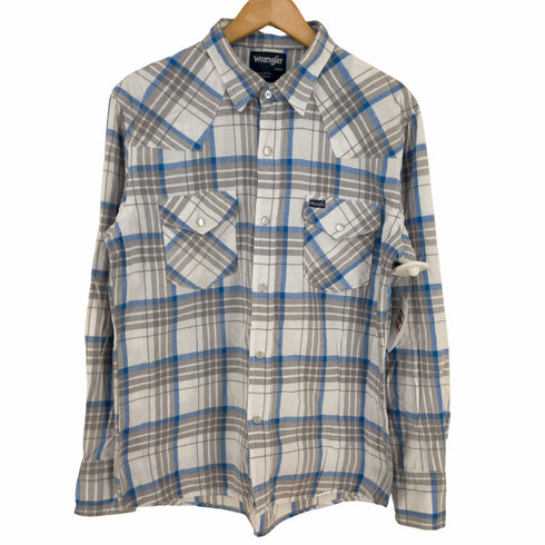 ラングラー Wrangler チェック ウエスタンシャツ メンズ import:L
