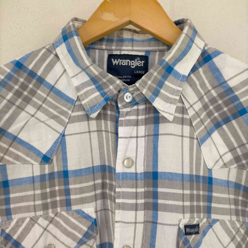 ラングラー Wrangler チェック ウエスタンシャツ メンズ import:L