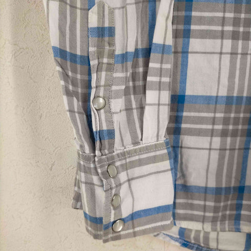 ラングラー Wrangler チェック ウエスタンシャツ メンズ import:L