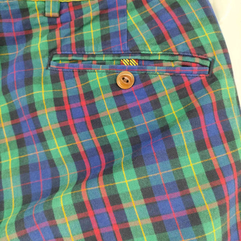 レッドフリースブルックスブラザース Red Fleece Brooks Brothers チェック センタープレススラックス メンズ 30