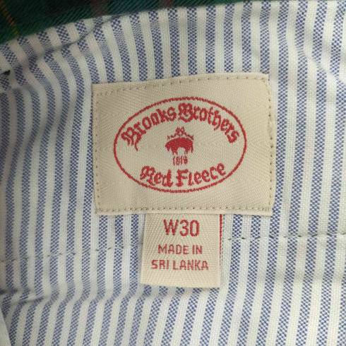 レッドフリースブルックスブラザース Red Fleece Brooks Brothers チェック センタープレススラックス メンズ 30