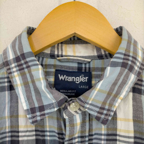 ラングラー Wrangler チェックレギュラーカラーシャツ メンズ import:L