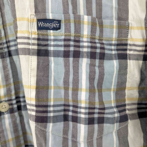 ラングラー Wrangler チェックレギュラーカラーシャツ メンズ import:L