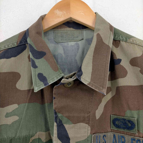 ユーエスエアフォース US AF ウッドランドカモ BDU コンバットジャケット メンズ S-L
