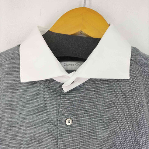 カルバンクライン CALVIN KLEIN バイカラー L/Sシャツ メンズ JPN:L
