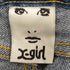 エックスガール X-girl CONTRAST DENIM PANTS レディース JPN:0