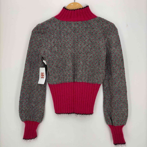 ミッソーニ MISSONI ウール混 クロップド カーディガン レディース 42-8