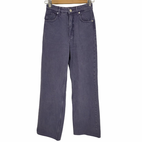 ザラ ZARA ワイドレッグ デニム レディース 34