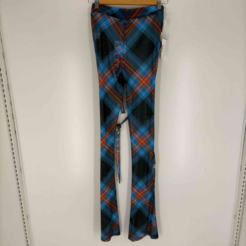 チャールズジェフリーラバーボーイ CHARLES JEFFREY LOVERBOY knitted buckle leggings loverboy tartan powermesh レディース JPN:M