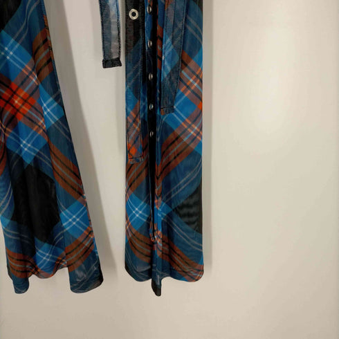 チャールズジェフリーラバーボーイ CHARLES JEFFREY LOVERBOY knitted buckle leggings loverboy tartan powermesh レディース JPN:M