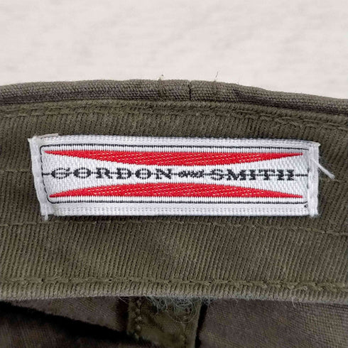 ゴードンアンドスミス GORDON & SMITH ロゴ刺繍 6パネルキャップ メンズ