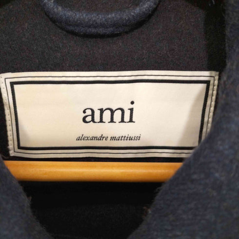 アミアレクサンドルマテュッシ AMI ALEXANDRE MATTIUSSI ウールジップアップトラッカージャケット ブルゾン メンズ JPN:M