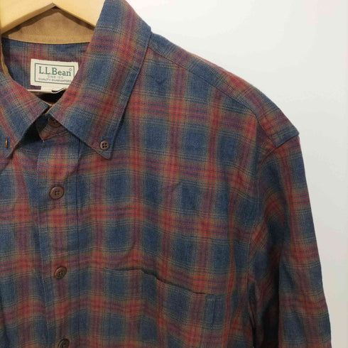 エルエルビーン L.L.Bean チェック柄 ロングスリーブシャツ メンズ import:M