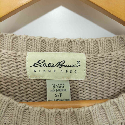 エディーバウアー Eddie Bauer クルーネック コットンニッS メンズ import:S