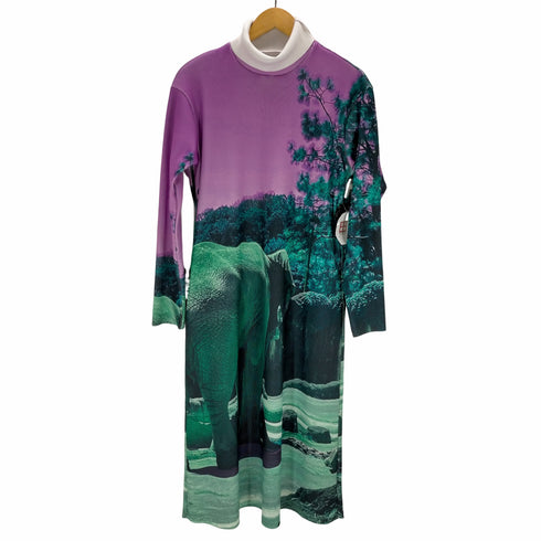 ノン トーキョー NON TOKYO 2023AW RIB HI-NECK ONE PIECE エレファント レディース FREE