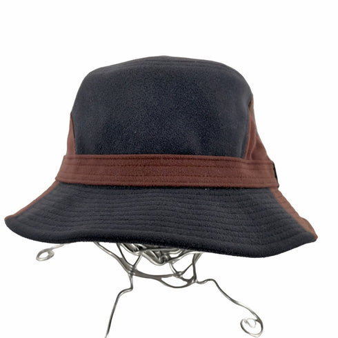 ボルサリーノ Borsalino 異素材切替 パッチワークバケットハット メンズ