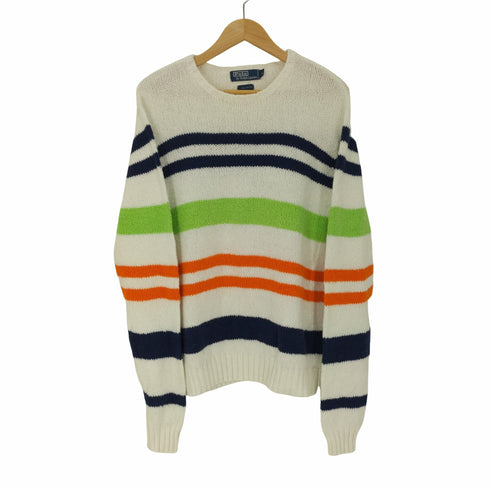 ポロバイラルフローレン Polo by RALPH LAUREN マルチボーダー コットン ニット メンズ import:L