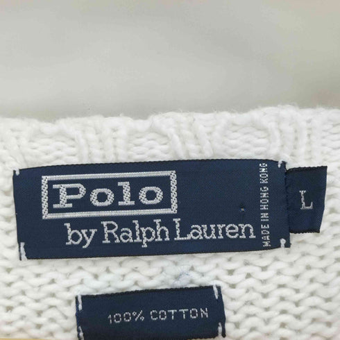 ポロバイラルフローレン Polo by RALPH LAUREN マルチボーダー コットン ニット メンズ import:L