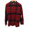 ローレンラルフローレン LAUREN RALPH LAUREN チェック柄 ラムウール ジップアップジャケット レディース import:L