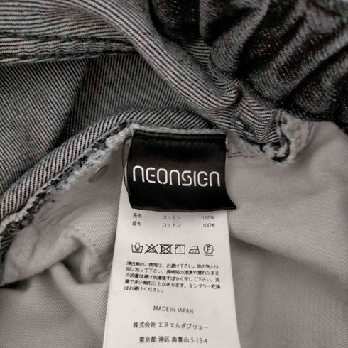 ネオンサイン NEON SIGN Wide denim slacks メンズ 44