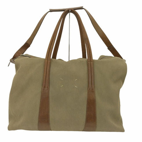 メゾンマルタンマルジェラ Maison Martin Margiela 2013SS レザー切替 2Wayキャンバスボストン ショルダーバッグ メンズ