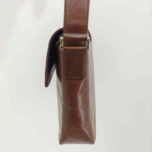 ポールスミス Paul Smith レザーフラップショルダーバッグ メンズ