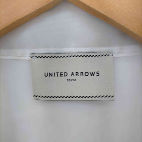 ユナイテッドアローズ UNITED ARROWS オーガンジー リボンボウタイ ブラウス レディース 38