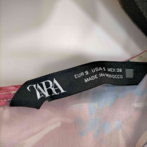 ザラ ZARA ノースリーブ ワイド レッグ ジャンプスーツ レディース S