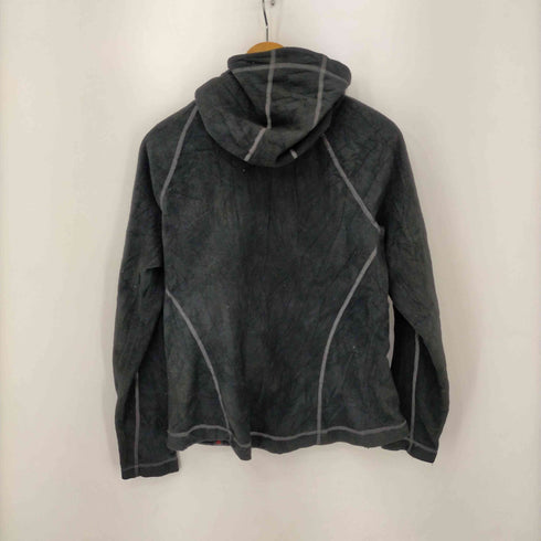 ザノースフェイス THE NORTH FACE 13AW POLARTEC 刺繍ロゴ ステッチ フリースパーカー レディース L
