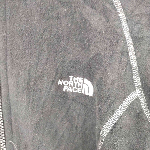ザノースフェイス THE NORTH FACE 13AW POLARTEC 刺繍ロゴ ステッチ フリースパーカー レディース L