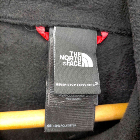 ザノースフェイス THE NORTH FACE 13AW POLARTEC 刺繍ロゴ ステッチ フリースパーカー レディース L
