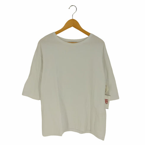 ユナイテッドアローズグリーンレーベルリラクシング UNITED ARROWS green label relaxing CM ガーター ボートネック 5分袖 カットソー メンズ JPN:M