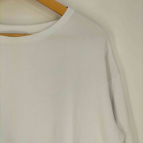 ユナイテッドアローズグリーンレーベルリラクシング UNITED ARROWS green label relaxing CM ガーター ボートネック 5分袖 カットソー メンズ JPN:M