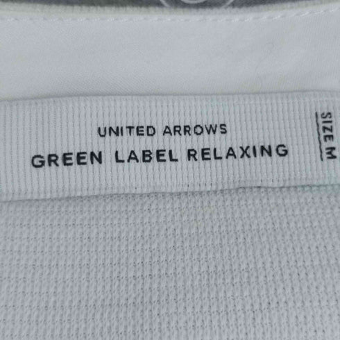 ユナイテッドアローズグリーンレーベルリラクシング UNITED ARROWS green label relaxing CM ガーター ボートネック 5分袖 カットソー メンズ JPN:M