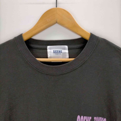 SCENE TOKYO 両面プリントロングスリーブTシャツ レディース JPN:L