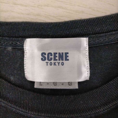SCENE TOKYO 両面プリントロングスリーブTシャツ レディース JPN:L