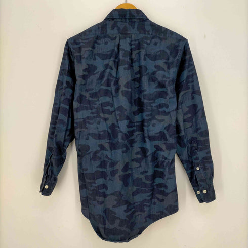 ブルックスブラザーズ 346 BROOKS BROTHERS フロントポケット迷彩長袖シャツ メンズ import:S