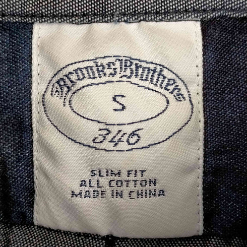 ブルックスブラザーズ 346 BROOKS BROTHERS フロントポケット迷彩長袖シャツ メンズ import:S