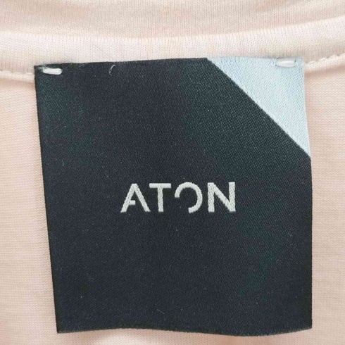 エイトン ATON コットン 無地 Tシャツ レディース 02