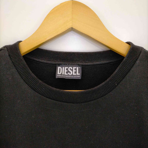 ディーゼル DIESEL S-GIRDUK フロントジップポケット クルーネックスウェット メンズ import:XS