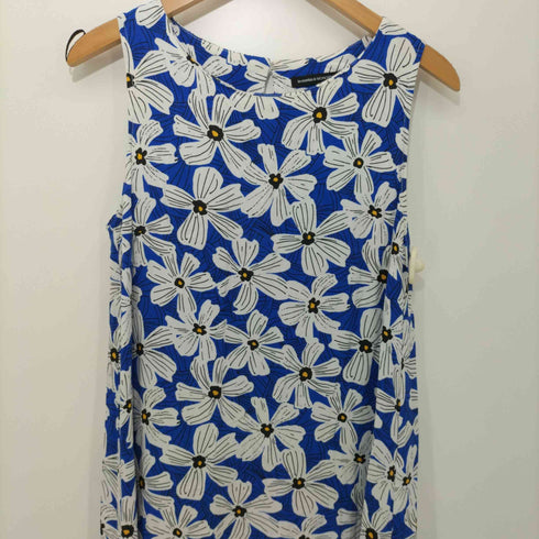 les essentiels de MONOPRIX 花柄 ノースリーブ レーヨンワンピース レディース 38