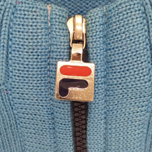 フィラ FILA 80S カンガルーポケット ハーフジップ コマンドセーター メンズ