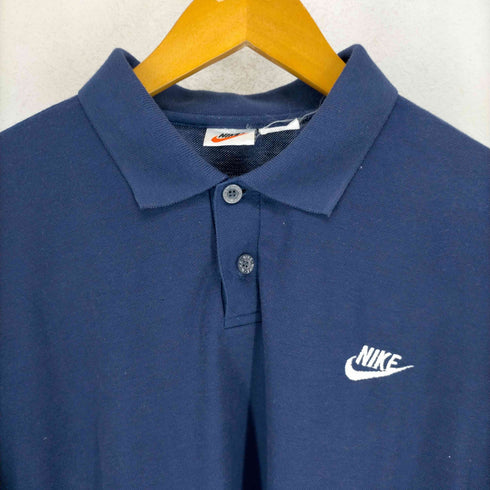 ナイキ NIKE 90s 銀タグ S/S ロゴ刺繍ポロシャツ メンズ JPN:M