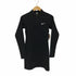 ナイキ NIKE Long-Sleeve Black Dress ロゴ プリント ハーフジップ ドレス ワンピース レディース import:S