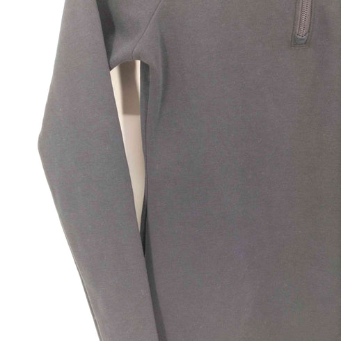 ナイキ NIKE Long-Sleeve Black Dress ロゴ プリント ハーフジップ ドレス ワンピース レディース import:S