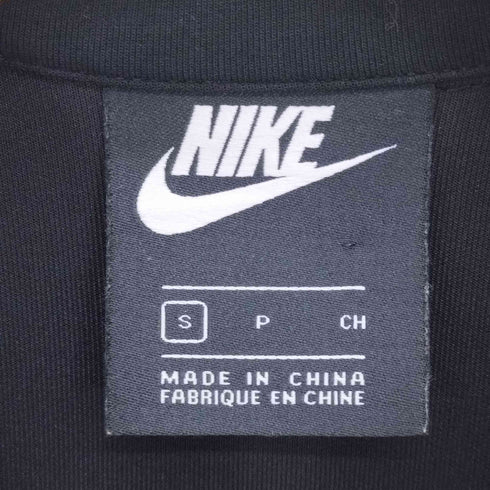 ナイキ NIKE Long-Sleeve Black Dress ロゴ プリント ハーフジップ ドレス ワンピース レディース import:S