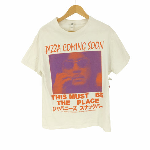 American Apparel ボディ カナダ フード ショップ グラフィック プリント S/S Tシャツ メンズ import:M